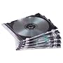 Fellowes 25-Pack Slim Jewel Cases- Black Holds One CD/DVD And Booklet