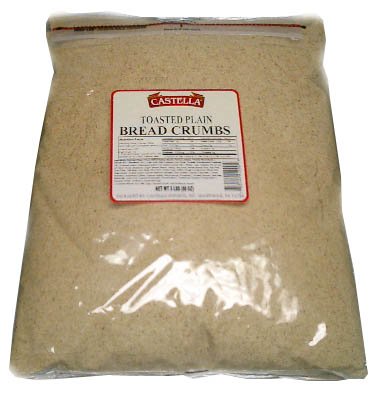Toasted Plain Bread Crumbs, 5 lb (80oz) by parthenonfoods.com