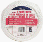 Wellington Cordage #11002 1/2x50' White Nylon Rope