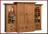 3-Piece 36 Entertainment Center-Maple (Natural Finish)