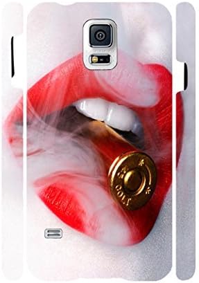 WORDS CAN KILL Design 3D Full Wrap Hard Cover Case for Samsung Galaxy S5
