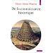 De la connaissance historique