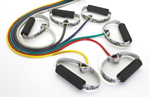 Thera-Band Exercise Tubing Kit with Soft Grip Handles