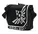 Nintendo Zelda Triforce Black/Silver Messenger Laptop Bag