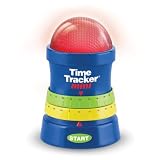 Time Tracker Mini Timer, 3 1 4w x 3 1 4d x 4 3 4h, Blue Green Red Yellow