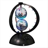 Disco Planet Party Lamp - Silver/ Black