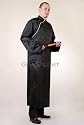 Magical Black Dragon Silk Long Gown
