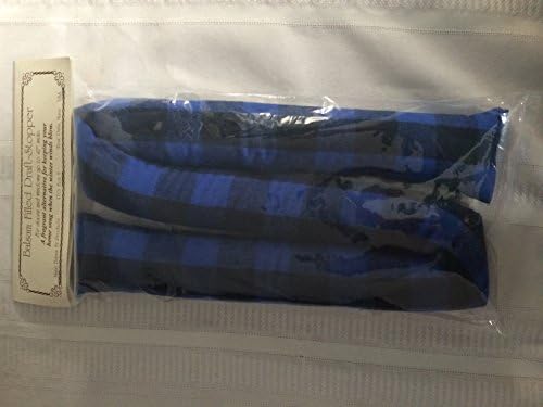 Maine Balsam Filled Draft Stopper 37-40" (Blue Buffalo Flannel)