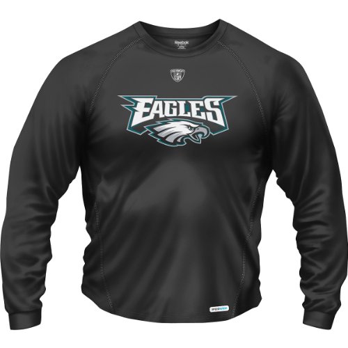 Reebok Philadelphia Eagles Sideline Authentic Long Sleeve Speedwick T-Shirt Extra Large