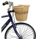 M-WAVE Fahrradkorb aus echtem Weidengeflecht