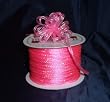 Organza Pull Ribbon Bows - 1/8" - 100 Yards - Hot Pink