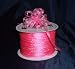 Organza Pull Ribbon Bows - 1/8" - 100 Yards - Hot Pink