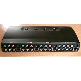 ClimaxDigital 4 in 1 out HD Component (Ypbpr) S-Video Composite AV Ethernet RJ45 Switch Switcher/Selector for PS2, PS3,Xbox, Xbox 360,Gamecube, Wii, DVD player