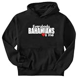 Sweatshirt Black  Everybody Bahamian Love Me  Bahamas Country