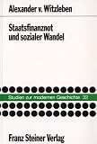 Staatsfinanznot und sozialer Wandel