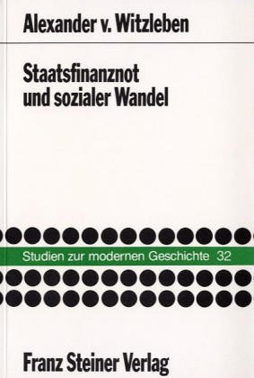 Staatsfinanznot und sozialer Wandel