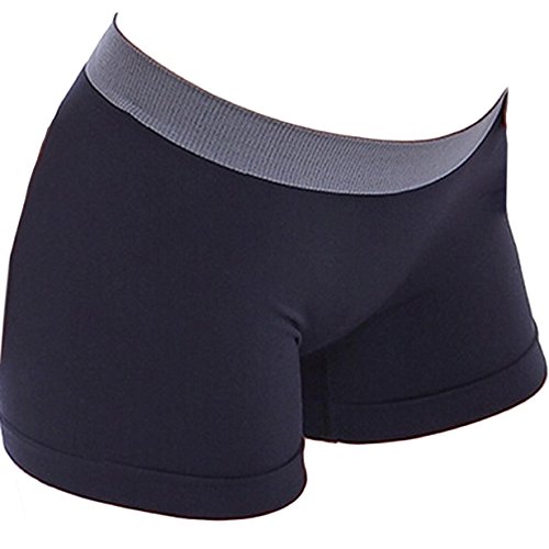 ABC® Women Sports Gym Workout Waistband Skinny Yoga Shorts Pants (Black)