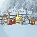 Pattern for Lawn Nativity Manger Set