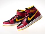 [ナイキ] NIKE AIR JORDAN 1 RETRO HIGH OG エア ジョーダン 1 レトロ ハイ ATLANTA HAWKS アトランタ・ホークス BLACK/GYM RED/UNIVERSITY GOLD #555088-017 30cm [並行輸入品]