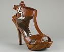 PLATFORM T-STRAP BUCKLE HEEL