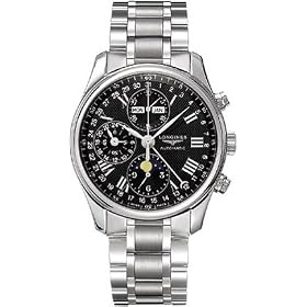 Longines Watches- Longines Master Complications Moonphase Automatic Chronograph Transparent Case... by Longines