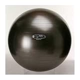 FitBALL Stability Exercise Ball, 65cm - Black - No Pump- Clinical Non-retail packaging