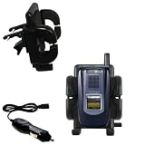 Sanyo VM4500 Auto Vent Holder with Car Charger - Uses Gomadic TipExchange