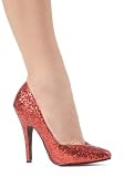 5 Inch Glitter Pump Women'S Size Shoe