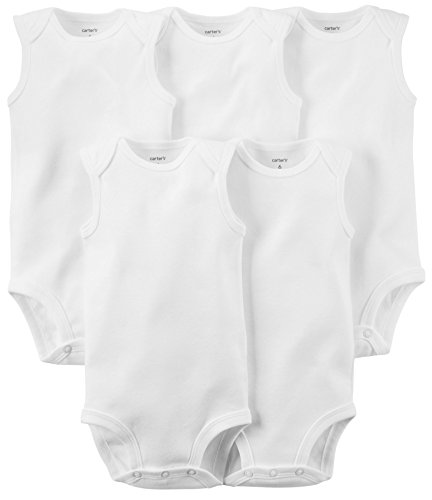 Carter's Unisex Baby 5-Pack Sleeveless Bodysuits