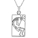 Sterling Silver Kokopelli Necklace