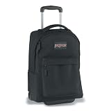 Classic Wheeled Superbreak Backpack in Solid Black by Jansport