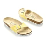 Birkenstock Madrid Birko-Flor Yellow Wash Sandal by Birkenstock