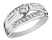 Diamond Ring 1/2 Carat (ctw) in 14K White Gold
