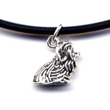 9" Yorkie Ankle Bracelet Sterling Silver Jewelry Gift Boxed