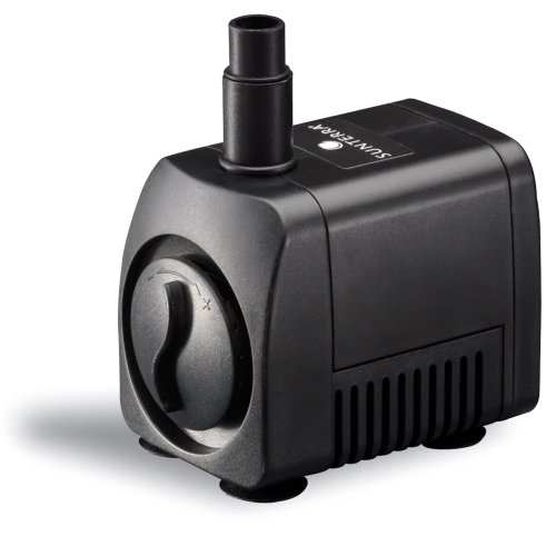 Sunterra 120016 Large Fountain Pump, 200 GPH, Black