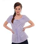 Yepme Rebecca Lilac Check Top