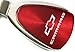 Chevy Chevrolet Camaro Red Teardrop Key Fob Authentic Logo Key Chain Key Ring Keychain Lanyard