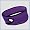 Purple fleece with black trim