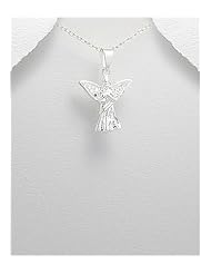 Fairy CZ Pendant Necklace In 92.5 Sterling Silver