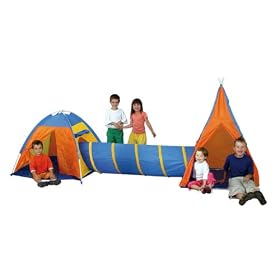 Children's Dome Tent, Tunnel, and Teepee