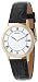 Seiko Men's Dress Black Leather Strap Watch #SKP330