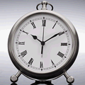 Review   / Large Pewter Clock