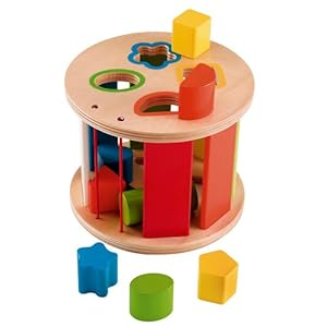 Early Learning Centre - Rolling Wooden Shape Sorter: Amazon.co.uk 