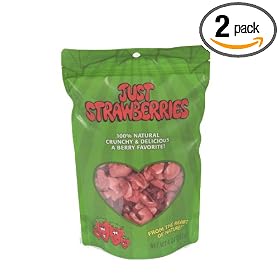 Just Tomatoes Just Strawberries, 4-Ounce Large Pouch (Pack of 2)