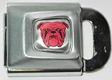 Red Dog Bulldog Interchangeable Buckle For Seatbelt Belts!