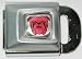 Red Dog Bulldog Interchangeable Buckle For Seatbelt Belts!