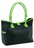 Cheap McKenzie Kids Kensington Diaper Bag in Black/Green - Diaper Bags On Sale