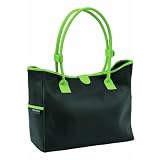 McKenzie Kids Kensington Diaper Bag in Black Green by McKenzie Kids