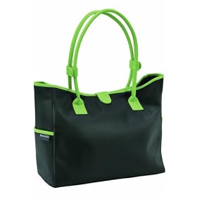 Click here to buy McKenzie Kids Kensington Diaper Bag in Black Green by McKenzie Kids.