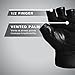Harbinger Pro Wristwrap Weightlifting Gloves with Vented Cushioned Leather Palm (Pair), XX-Large, Black